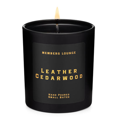 Image of Members Lounge Candle - Leather & Cedarwood