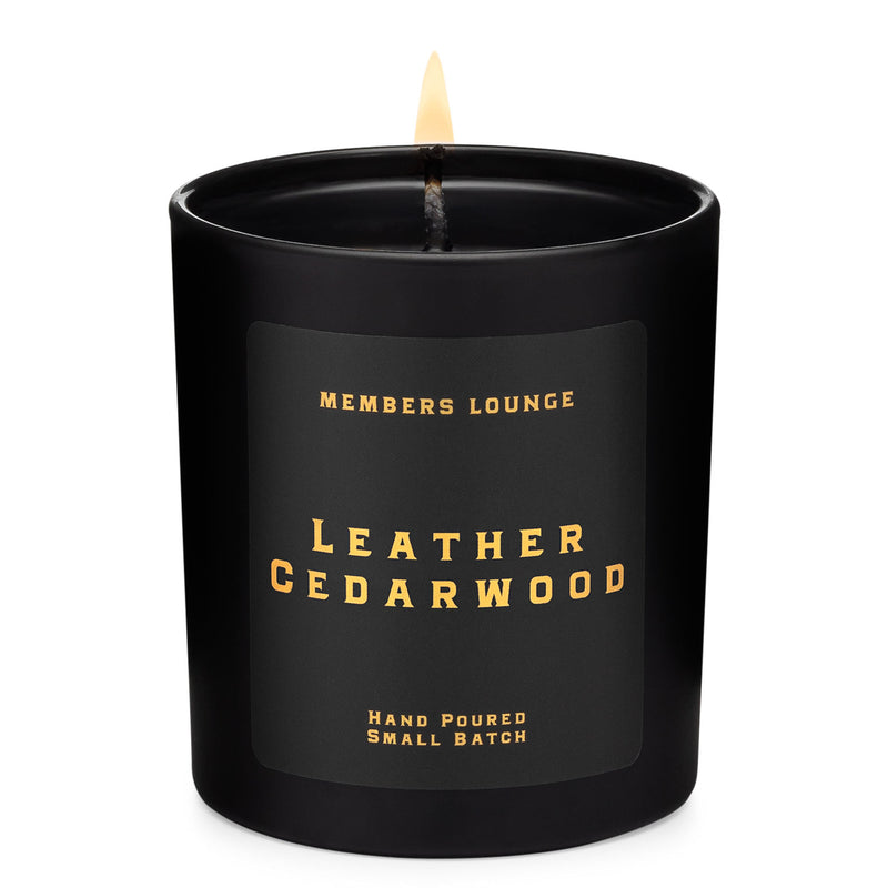 Image of Members Lounge Candle - Leather & Cedarwood