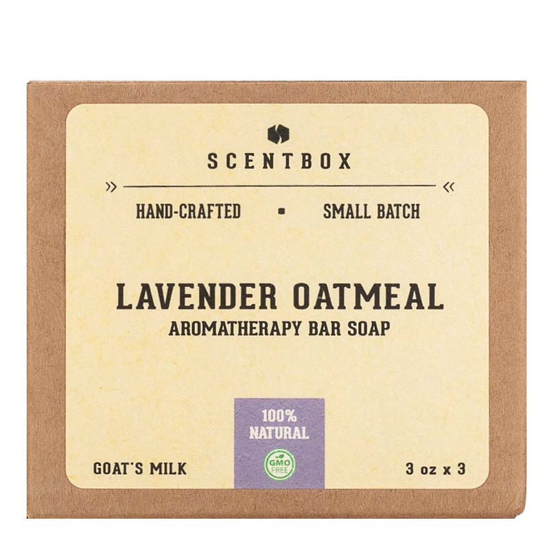 Image of Natural Bar Soap 3 Pack - Lavender Oatmeal