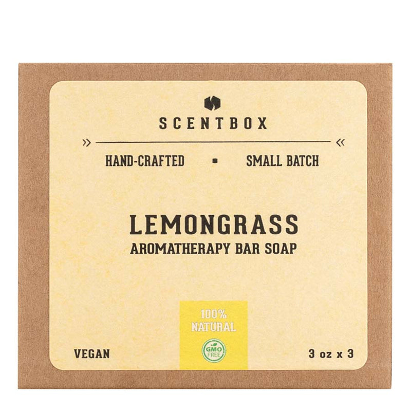 Image of Natural Bar Soap 3 Pack - Lemongrass