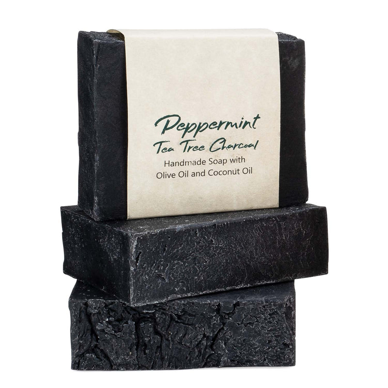 Image of Natural Bar Soap 3 Pack - Peppermint Tea Tree