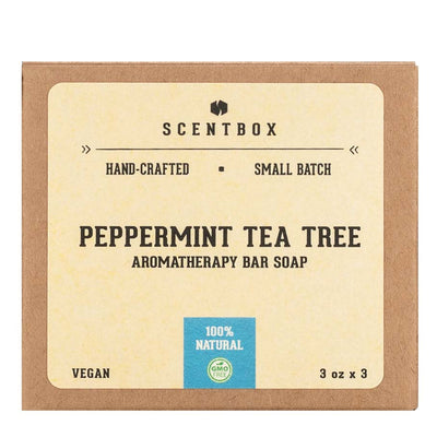 Image of Natural Bar Soap 3 Pack - Peppermint Tea Tree