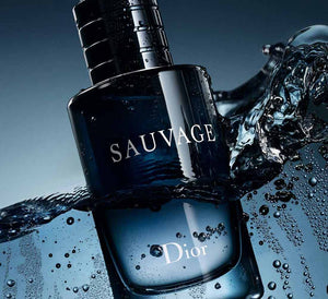 Christian Dior Sauvage Cologne In Water Hero Image