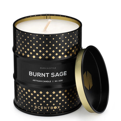 Image of Gold Diamond Candle - Burnt Sage