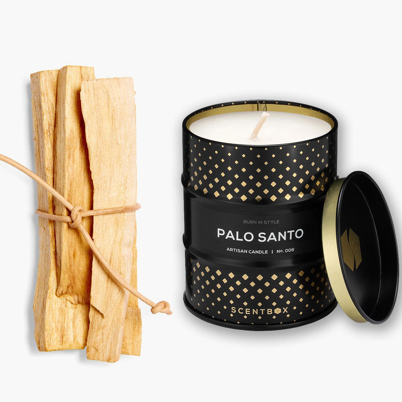 Image of Gold Diamond Candle - Palo Santo