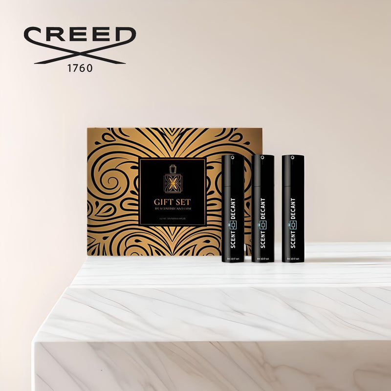 Creed Gift Set Mens - Creed Aventus, Creed Silver Mountain & Creed Green Irish Tweed