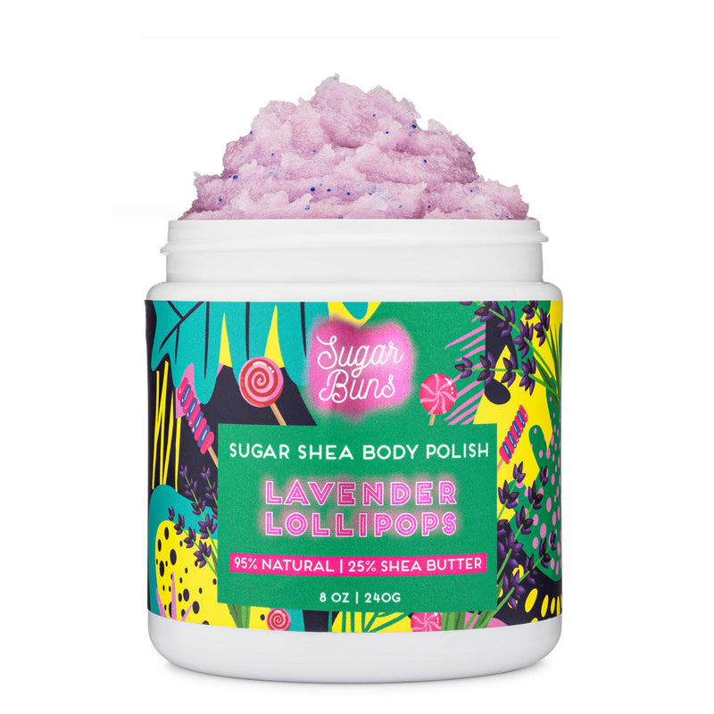 Image of Sugar Shea Body Polish - Lavender Lollipop