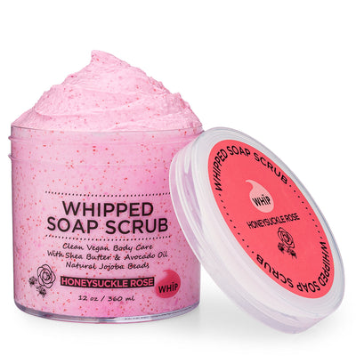 Image of Whipped Soap Scrub - Honeysuckle Rose