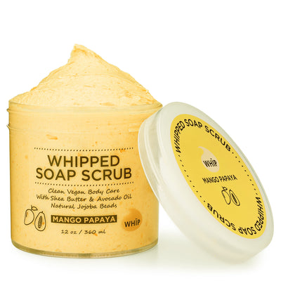 Image of Whipped Soap Scrub - Mango Papaya